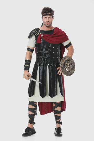 Romeinse Gladiator Kostuum voor Mannen - Middeleeuwse Ridder, Verzenden, Nieuw