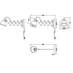 LED Wandlamp - Wandverlichting - Trion Sicano - E14 Fitting, Ophalen of Verzenden, Nieuw, Metaal