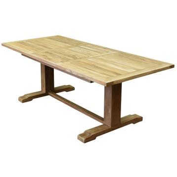 Geneva rechthoekig uitschuifbare dining tuintafel, Ophalen of Verzenden, Nieuw, Teakhout