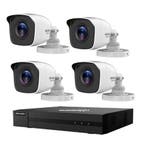 Hikvision Turbo HD camerabewaking set met 4 EXIR bullet, Audio, Tv en Foto, Videobewaking, Verzenden, Nieuw