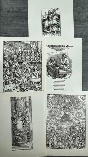 After Albrecht Dürer (1471–1528) - Collection of 5 Vintage