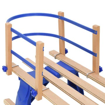 vidaXL Rugleuning voor slee multiplex blauw, Kinderen en Baby's, Speelgoed | Buiten | Sleeën, Verzenden, Nieuw, Hout