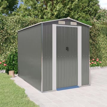 vidaXL Tuinschuur 192x274x223 cm gegalvaniseerd staal, Tuin en Terras, Verzenden, Nieuw