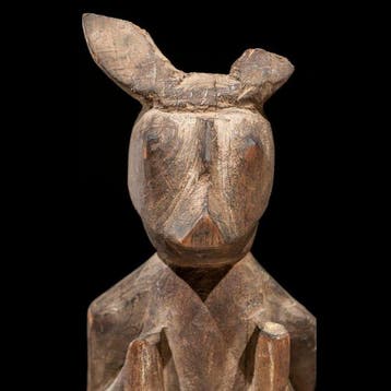 Personage dat een masker draagt - Mossi - Burkina Faso, Antiek en Kunst