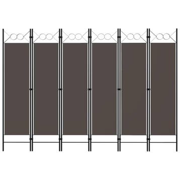 vidaXL Kamerscherm met 6 panelen 240x180 cm antraciet, Verzenden, Nieuw