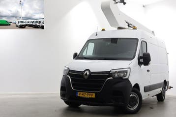 Renault Master T35 2.3 dCi 145pk L2H2 121FT Hoogwerker Werkh, Gebruikt, Euro 6, Renault, Wit