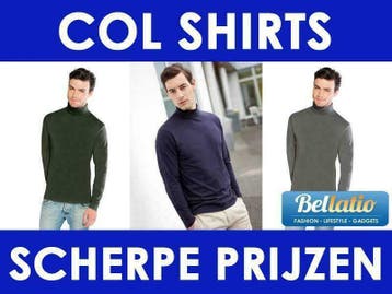 Col shirts kopen - Coltrui - t-shirt met col - Turtle neck, Ophalen of Verzenden, Nieuw