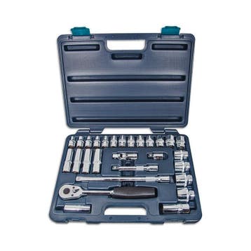 Doppendoos 1/2" 28 delig Omega, Ophalen of Verzenden, Nieuw
