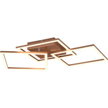 LED Plafondlamp - Trion Square - 31W - Warm Wit 3000K -, Ophalen of Verzenden, Nieuw, Metaal, Overige fittingen