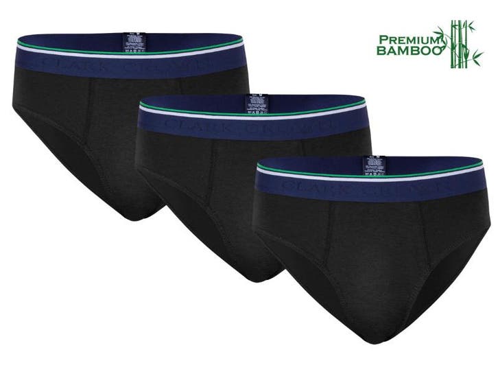 3 stuks herenslips - Bamboe - Ondergoed - Zwart, Kleding | Dames, Merkkleding | Ondergoed en Lingerie, Verzenden