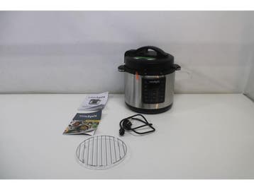 CrockPot CR051 - Express Pot - Snelkoken 5,6L - RVS/Zwart, Verzenden, Zo goed als nieuw