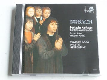 Avant / Before Bach - Deutsche Kantaten / Philippe Herrewegh, Ophalen of Verzenden, Zo goed als nieuw