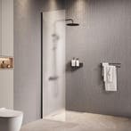 Douchewand Florida 40 x 200 cm Zwart – Inloopdouche 8 mm, Verzenden, Nieuw, Douche