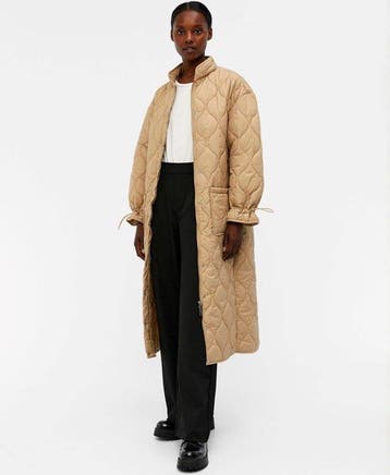 OBJECT - Maat 38 -OBJLINE LONG QUILTED JACKET NOOS Jas, Verzenden, Nieuw
