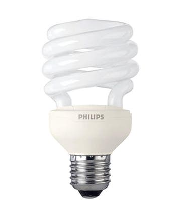 Philips Spaarlamp Tornado 15W E27 warm wit, Verzenden, Nieuw, E27 (groot), Spaarlamp