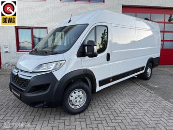 Zakelijke lease - Citroën Jumper bestel 2.2 BlueHDi, Stof, Wit, Handgeschakeld, Lease