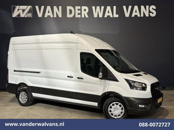 Ford Transit | 2.0 TDCI 130pk L3H3 Euro6 Airco | Camera |, Auto's, Bestelauto's, Gebruikt, Euro 6, Wit, Dealer onderhouden