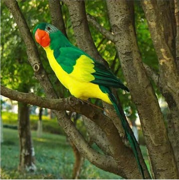 Realistische Papegaai Tuindecoratie Vogel Ornament 45 cm, Verzenden, Nieuw
