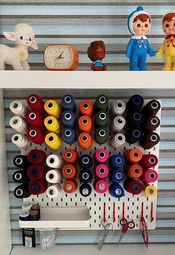 Houder voor 3 lockgaren. Past perfect op jouw IKEA Skadis, Ophalen of Verzenden, Nieuw, Overige typen