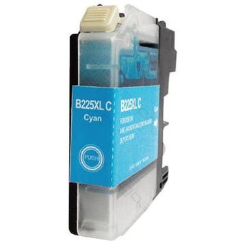 Huismerk Brother LC-225XLC cartridge cyaan, Verzenden, Nieuw, Huismerk
