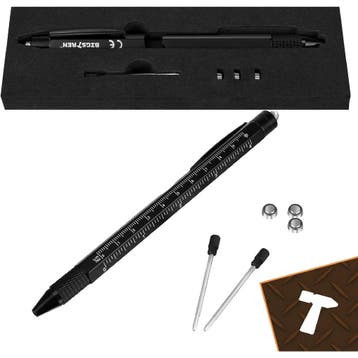 Bigstren Multitool pen 9-in-1 zwart met zaklamp, stylus,..., Ophalen of Verzenden, Nieuw
