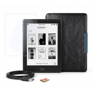 Kobo Glo E-Reader Voordeelset - 32GB, Computers en Software, E-readers, Touchscreen, Verzenden, 6 inch of minder, 16 GB of meer