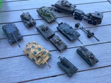 Dinky Toys, Solido - Model militair voertuig (12), Nieuw