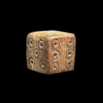 Oud-Romeins, Keizerrijk been / bot dobbelsteen - Ancient