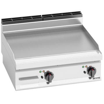 GGM Gastro | Elektrische bakplaat - 9,6kW - Glad - | EGB873P, Huis en Inrichting, Verzenden, Nieuw, Kop(pen) en/of Schotel(s)