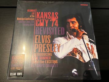 Elvis Presley - Dubbel LP Kansas City 74 revisited - MBM, Cd's en Dvd's, Vinyl | Rock, Ophalen of Verzenden, 1970 - 1979, Rock-'n-Roll