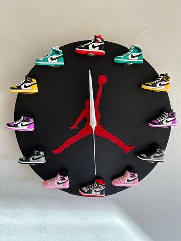 Wandklok - Nike Jordan Publicitário - Plastic, Rubber -