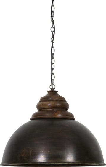 2dekans | Light & Living Hanglamp Leia - Zwart - Ø52cm -, Ophalen of Verzenden, Zo goed als nieuw