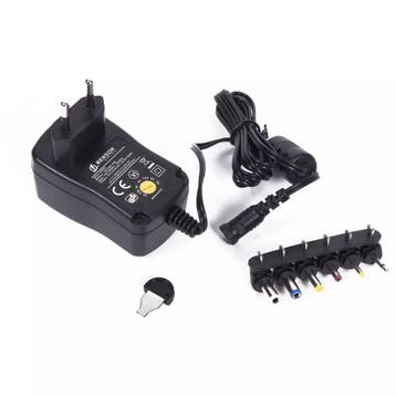 Benson Universele Ac/Dc adapter - 3-12V - 6 verwisselbare..., Ophalen of Verzenden, Nieuw