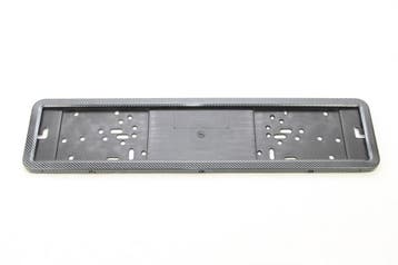 Kentekenplaat houder - Staal - Carbon look - Set van 2, Auto diversen, Auto-accessoires, Verzenden, Nieuw