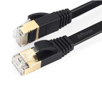DrPhone UltraLink Platte CAT6 UTP Ethernet kabel - 1Gbps - 5, Verzenden, Nieuw
