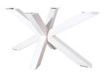 Matrix Kruispoot Wit Metaal 140x78x72cm Tafelpoot -, Huis en Inrichting, Tafels | Eettafels, Ophalen of Verzenden, Nieuw