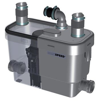 Sanibroyeur Sanispeed Vuilwaterpomp 4x40mm - Wit, Ophalen of Verzenden, Nieuw