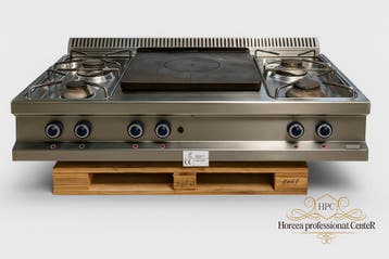 Gasfornuis met bakplaat, Zakelijke goederen, Horeca | Keukenapparatuur, Ophalen of Verzenden, Gebruikt