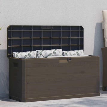 vidaXL Tuinbox 280 L bruin, Verzenden, Nieuw