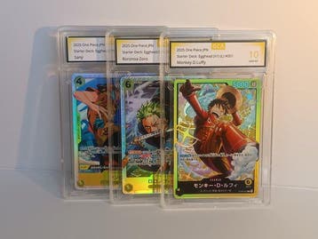 One Piece - 3 Card - One Piece - Monkey D. Luffy, Sanji and, Nieuw