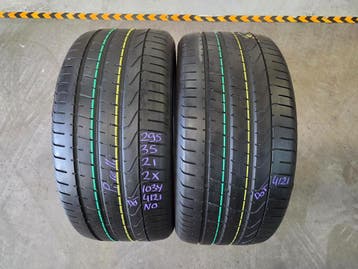 295/35/21 103Y NO PIRELLI ZOMERBANDEN 6MM PROFIEL 2X, Ophalen, Gebruikt, 295 mm, 21 inch