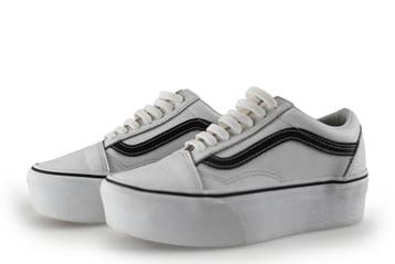 Vans Sneakers Meisjes in maat 34½ Wit, Jongen of Meisje, Schoenen, Zo goed als nieuw, Vans