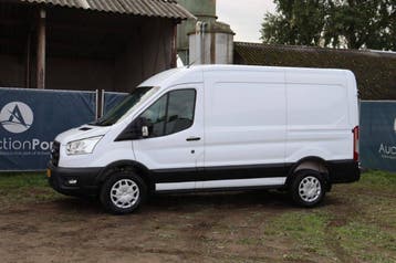 Veiling: Bestelwagen Ford TRANSIT Diesel 130pk 2021, Gebruikt, Wit, Ford, BTW verrekenbaar