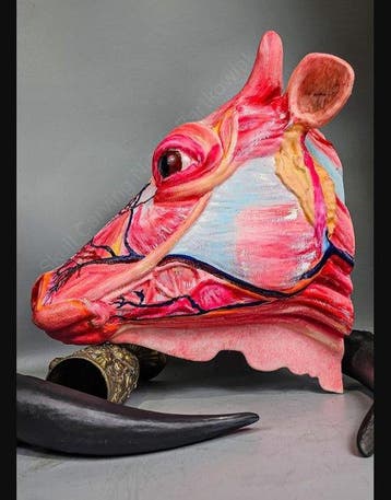 Anatomisch model - Plastic - 2026 - Spieren en schedel