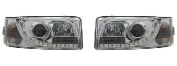 Koplampen LED DRL | geschikt voor Volkswagen T4 | chroom, Verzenden, Nieuw