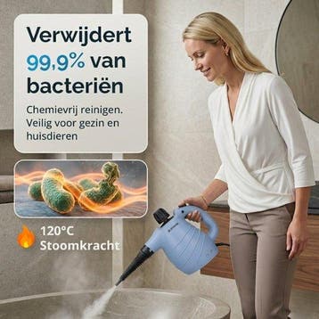 2dekans | Joyware® 13-in-1 Stoomreiniger S1 – Krachtige, Ophalen of Verzenden, Zo goed als nieuw