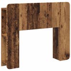 vidaXL Hoofdeinde kas met opslag Oud hout Bewerkt hout, Verzenden, Nieuw, Bruin, Hout