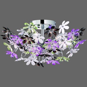 LED Plafondlamp - Plafondverlichting - Trion Flowy - E14, Ophalen of Verzenden, Nieuw, Metaal, Overige fittingen