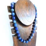Prachtige halsketting van Afghaans lapis lazuli - 45 cm- 107