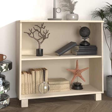 vidaXL Dressoir HAMAR 85x35x80 cm massief grenenhout, Verzenden, Nieuw, Grenenhout, Minder dan 50 cm